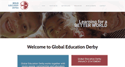 Desktop Screenshot of globaleducationderby.org.uk