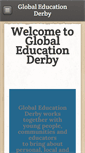 Mobile Screenshot of globaleducationderby.org.uk